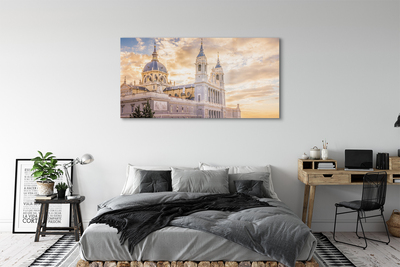 Quadro acrilico Sunset della Cattedrale Spagna