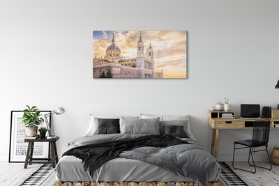 Quadro acrilico Sunset della Cattedrale Spagna