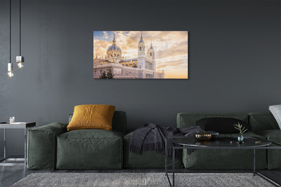 Quadro acrilico Sunset della Cattedrale Spagna