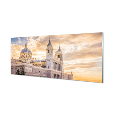 Quadro acrilico Sunset della Cattedrale Spagna