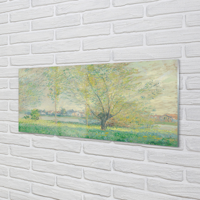 Quadro su vetro acrilico Meadow d'arte dipinto