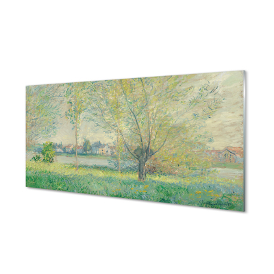 Quadro su vetro acrilico Meadow d'arte dipinto