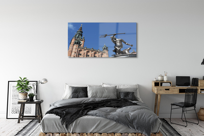 Quadro su vetro acrilico Chiesa monumento di Durreńsk