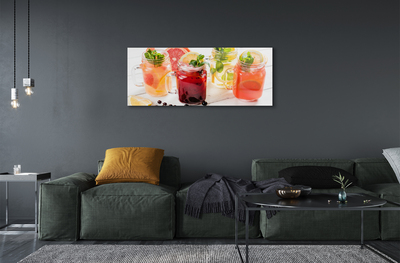 Quadro in vetro acrilico Cocktail di agrumi