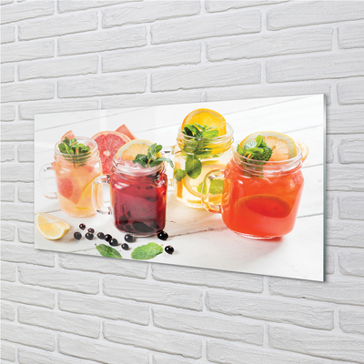 Quadro in vetro acrilico Cocktail di agrumi