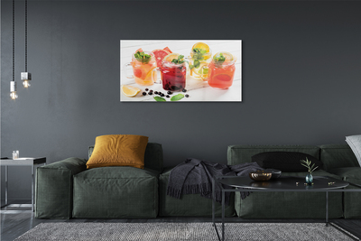 Quadro in vetro acrilico Cocktail di agrumi