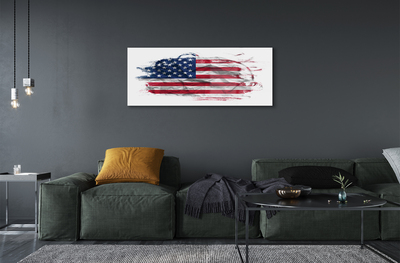 Quadro acrilico Flag degli Stati Uniti