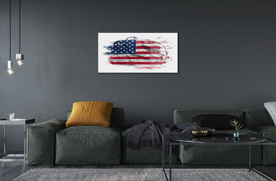 Quadro acrilico Flag degli Stati Uniti