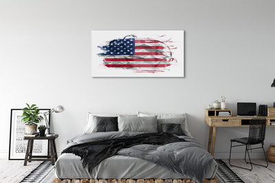 Quadro acrilico Flag degli Stati Uniti