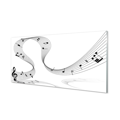 Quadro acrilico Chiave di violino