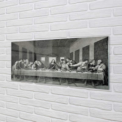 Quadro acrilico Ultima cena arte