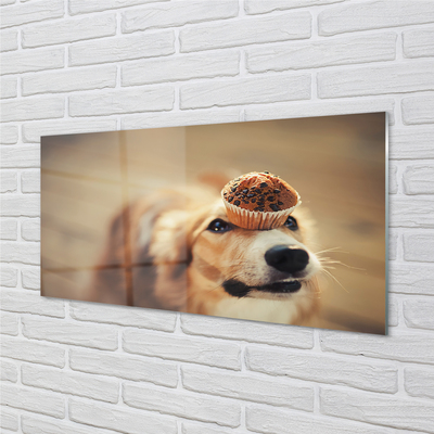 Quadro acrilico Cupcake per cani