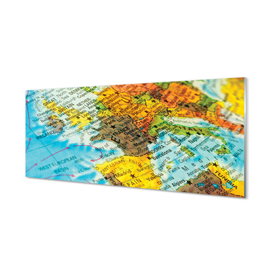 Quadro acrilico Mappa globale