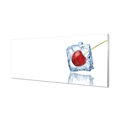 Quadro vetro acrilico Cherry Ice Cube