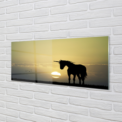 Quadro acrilico Sunness Field Unicorn