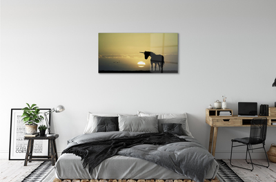 Quadro acrilico Sunness Field Unicorn