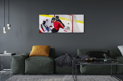 Quadro su vetro acrilico Cancello di hockey