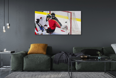 Quadro su vetro acrilico Cancello di hockey