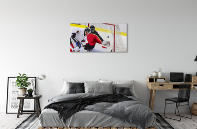 Quadro su vetro acrilico Cancello di hockey