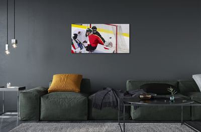 Quadro su vetro acrilico Cancello di hockey