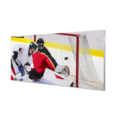 Quadro su vetro acrilico Cancello di hockey