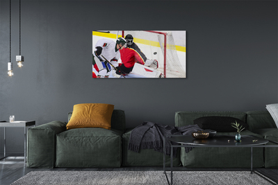 Quadro su vetro acrilico Cancello di hockey