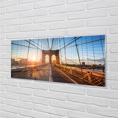 Quadro acrilico Sun East Bridge