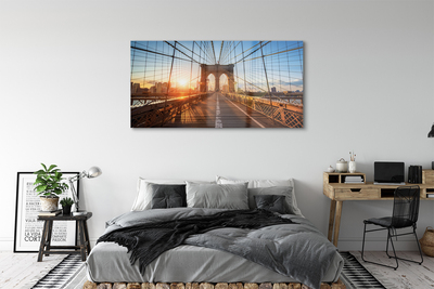 Quadro acrilico Sun East Bridge