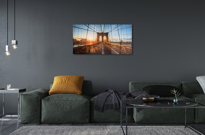 Quadro acrilico Sun East Bridge