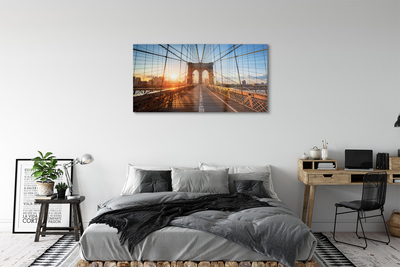 Quadro acrilico Sun East Bridge