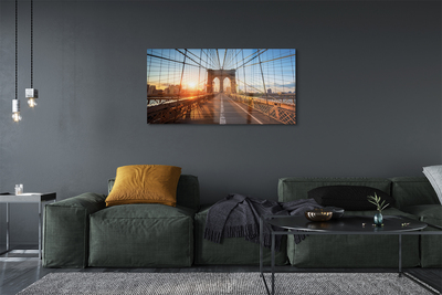 Quadro acrilico Sun East Bridge