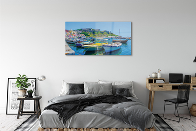 Quadro acrilico Montagne navi marine