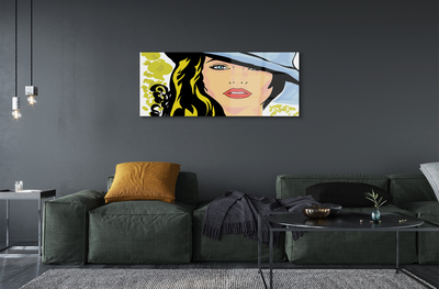 Quadro acrilico Cappello da donna