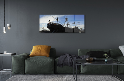 Quadro vetro acrilico Sky Ship