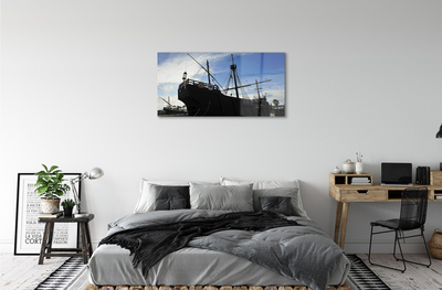 Quadro vetro acrilico Sky Ship