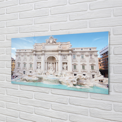 Quadro vetro acrilico Cattedrale della fontana di Roma