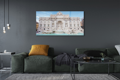 Quadro vetro acrilico Cattedrale della fontana di Roma