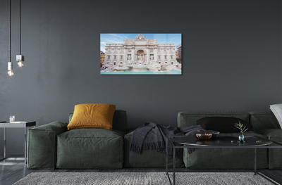 Quadro vetro acrilico Cattedrale della fontana di Roma