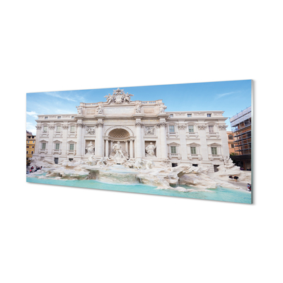 Quadro vetro acrilico Cattedrale della fontana di Roma