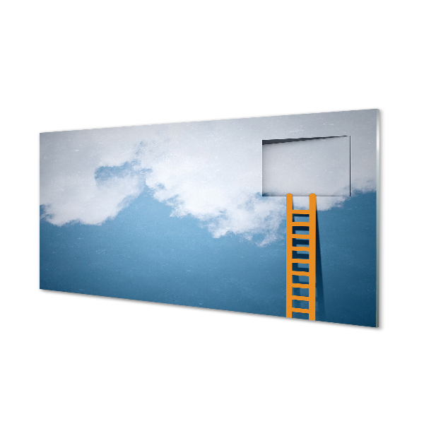 Quadro vetro acrilico Sky ladder