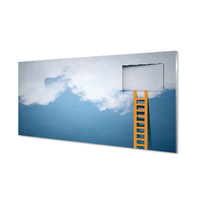Quadro vetro acrilico Sky ladder