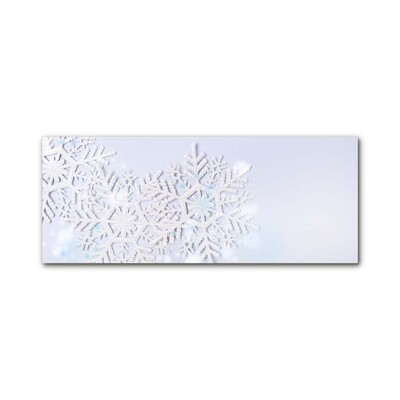 Quadro acrilico Fiocchi di neve Inverno Neve