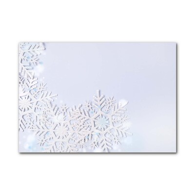 Quadro acrilico Fiocchi di neve Inverno Neve