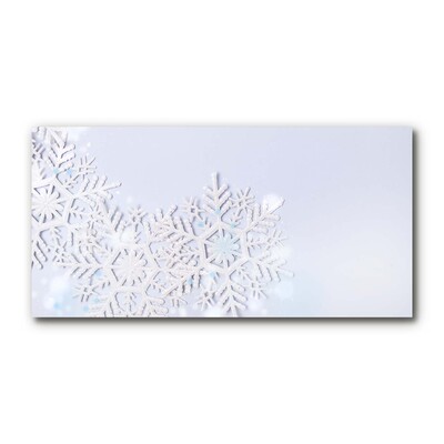 Quadro acrilico Fiocchi di neve Inverno Neve