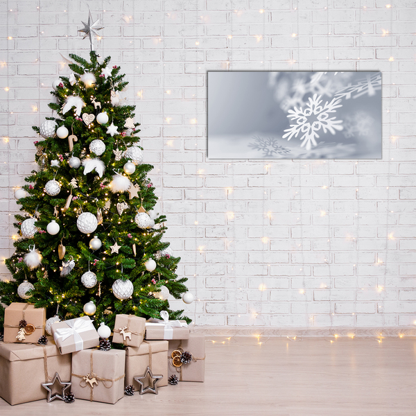 Quadro acrilico Fiocco di neve Decorazione di Natale