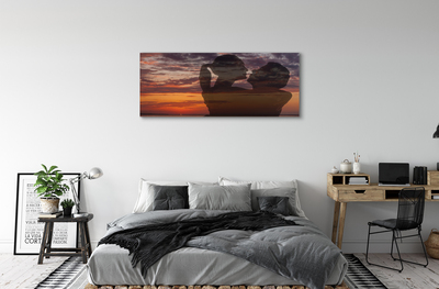 Quadro su tela Cloud Sky People Sea