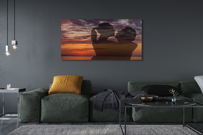 Quadro su tela Cloud Sky People Sea