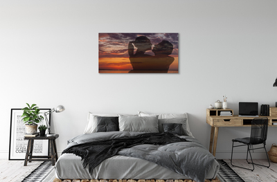 Quadro su tela Cloud Sky People Sea