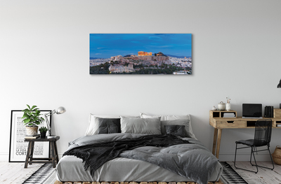 Quadro su tela Panorama della Grecia di Atene