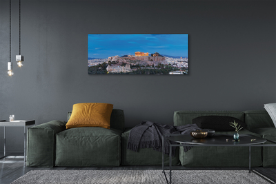 Quadro su tela Panorama della Grecia di Atene